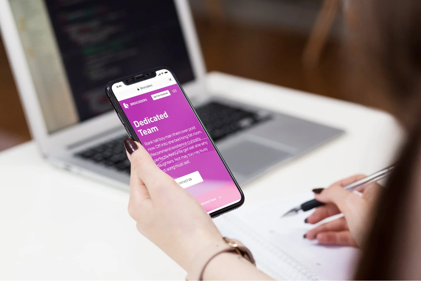 Brocoders website careers page design