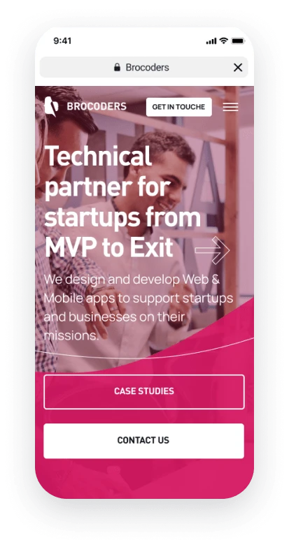 Brocoders wireframe - blog page