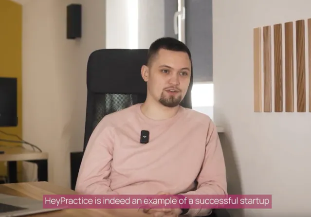Poster of video for HeyPractice with subtitles