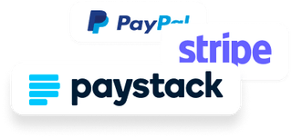 Screen showing three payment apps logo