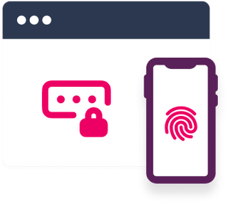 Mockup screen capture displaying Multi-factor authentication mechanisms function