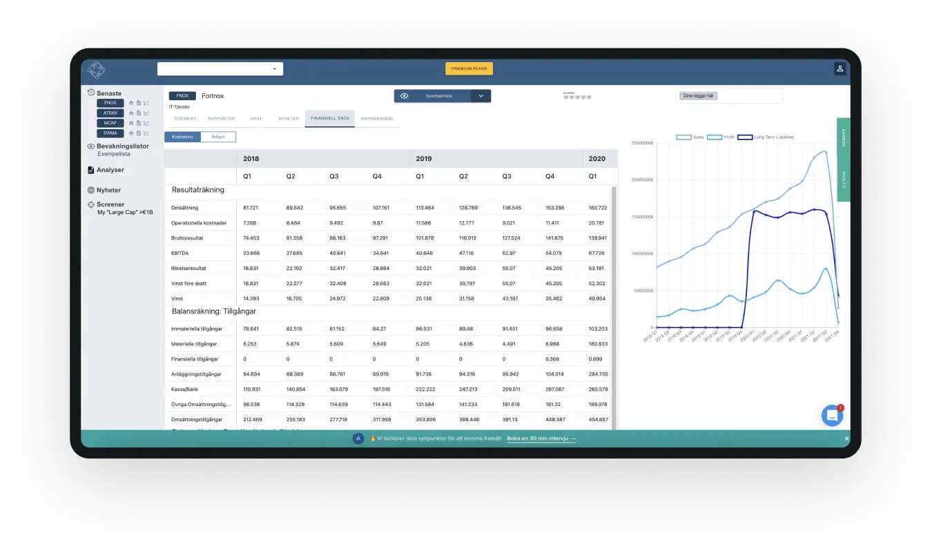 Traders Alloy fintech app dashboard screen 3